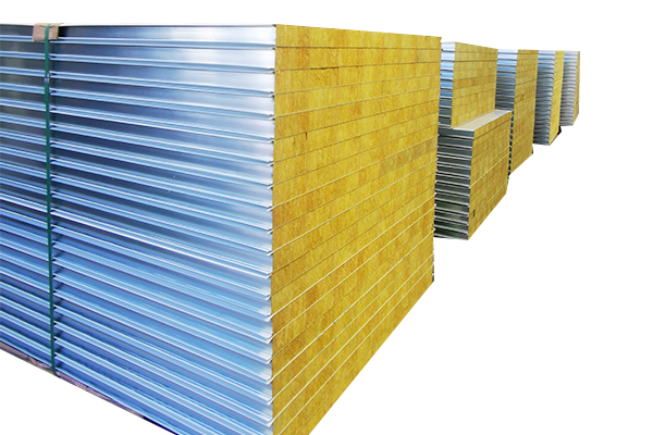 Mechanism Rock Wool Color Steel Sandwich Panel